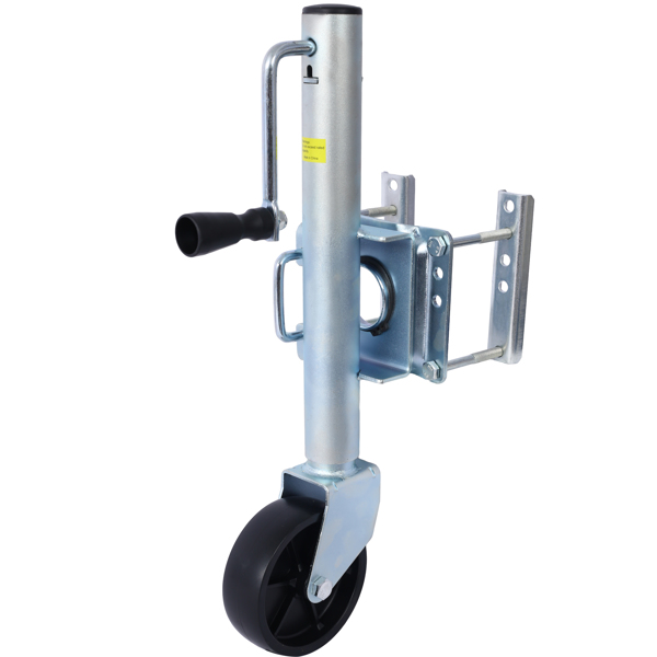 Trailer Jack, Boat Trailer Jack 32.8 in, Bolt-on Trailer Tongue Jack Weight Capacity 1000 lb, with PP Wheels and Handle for Lifting RV Trailer, Horse Trailer, Utility Trailer, Yacht Trailer 