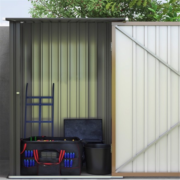  Garden Storage Shed /Galvanized Steel Tool House  -AS ( Amazon Shipping)（Prohibited by WalMart）