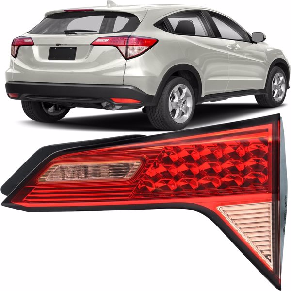 Right Passenger Side Tail Light Fit For 2016 2017 2018 Honda HR-V HRV, Inner Rear Lamp (Right/Passenger Side Inner)