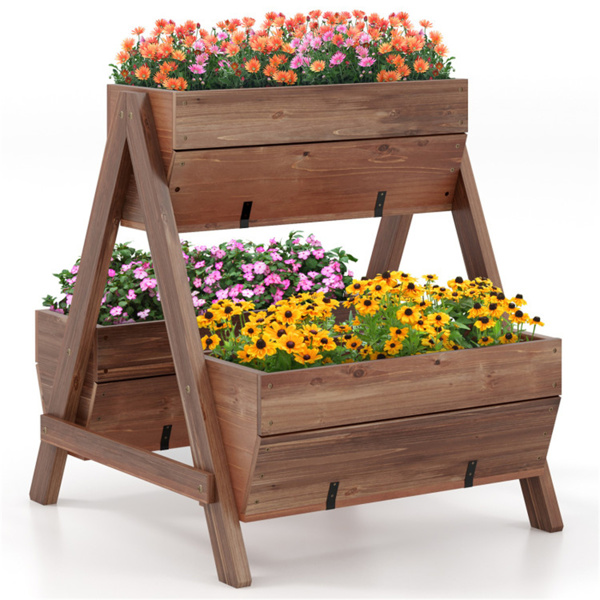 26" Wooden elevated garden bed