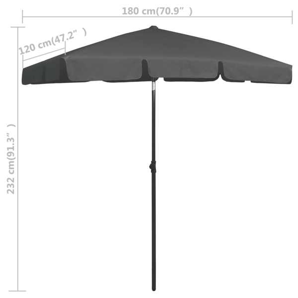 Outdoor beach umbrella 