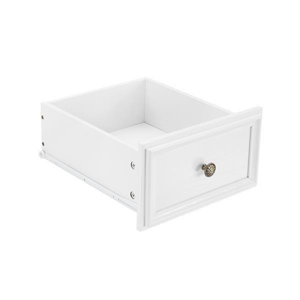 Modern 6 Drawers Dresser 6 Drawers Cabinet,Chest of Drawers Closet Organizers and Storage Clothes Storage Drawers Cabinet for Living Room, Farmhouse Dresser Organizer white