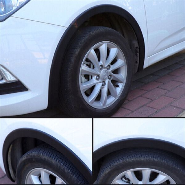 10'' Extra Wide Arches Fender Flares Arch Lip Protector Wheel Eyebrow Trim Strip