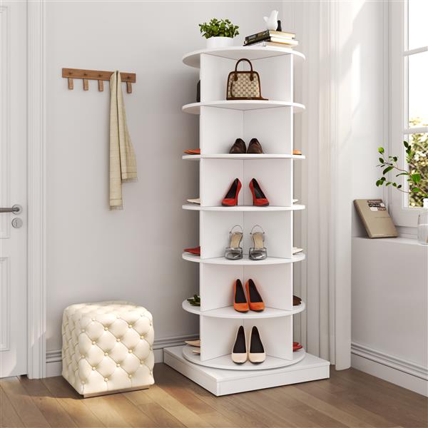 360 Rotating shoe cabinet 6 layers