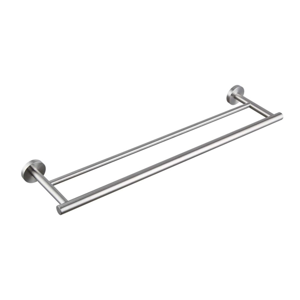 23.6 Inch Double Towel Bar, Bathroom Towel Bar Wall Mount, 304 Stainless Steel Bathroom Towel Racks Towel Rods