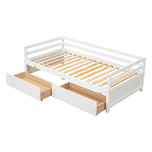 Daybed with two Storage Drawers ,White