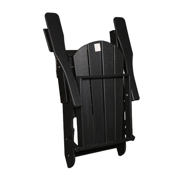 Folding Adirondack Chair, Relaxing Stackable Arm Rest Ernomic HDPE All-Weather Adirondack Chair