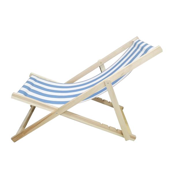 BEACH CHAIR  stripe- folding chaise lounge chair