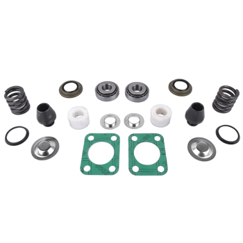 Front Axle King Pin Rebuild Kit for Chevy GMC K3500 Bearing Bushing Spring Seal