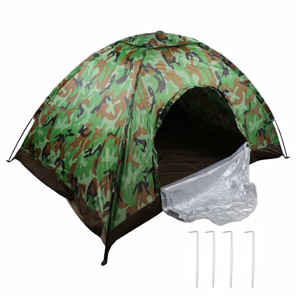 Pop Up Hiking Tent 1-2 Man Person Family Camping Outdoor Festival Shelter