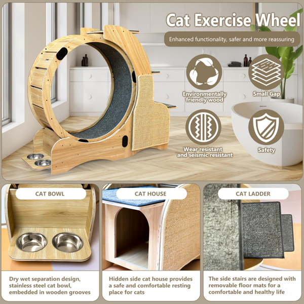 Cat Running Wheel /Cat Scratching Board 