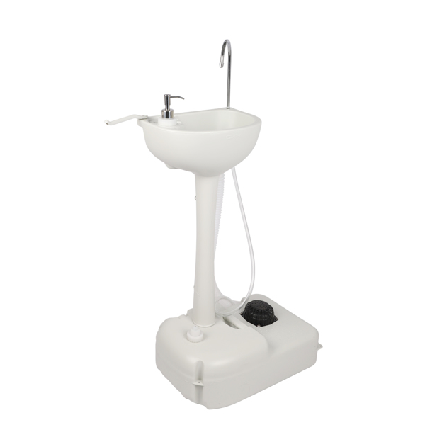 CHH-7701 Portable Removable Outdoor Wash Basin White