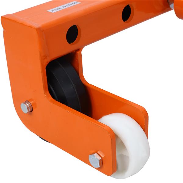 Heavy-Duty Adjustable Tire Wheel Dolly for Workshop, Garage, Orange