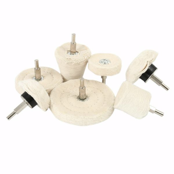 Polishing Buffing Pads Mop Wheel Buffer Pad Drill Kit for Car Polisher 7Pcs Set