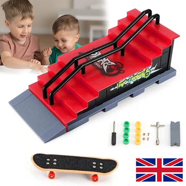 Skate Park Ramp Kit Tech Deck Mini Fingerboard Finger Board Ultimate Park Toys~