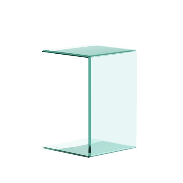 Whole Tempered Glass Coffee Table Clear End Table Transparent  Side Table for Room