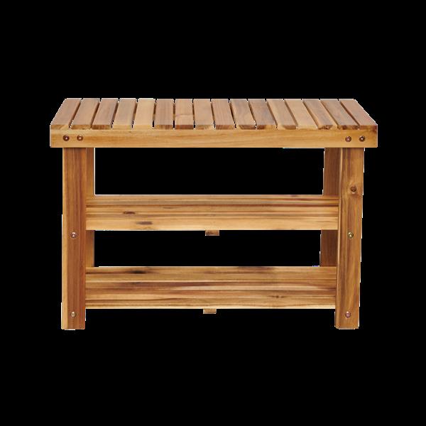 Acacia Wood Shoe Rack Bench Strong Weight Bearing Upto 200 LBS Best Ideas For Entryway Frontdoor Bathroom, Natural Color.