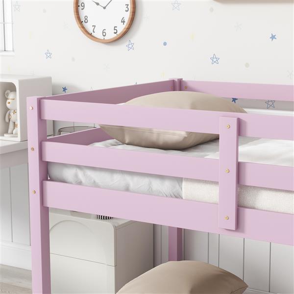 Loft Twin Bed , Pink