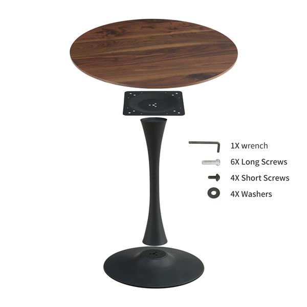 TULIP DINING TABLE ,ROUND, 80cm Nature Wood, 1pc per ctn