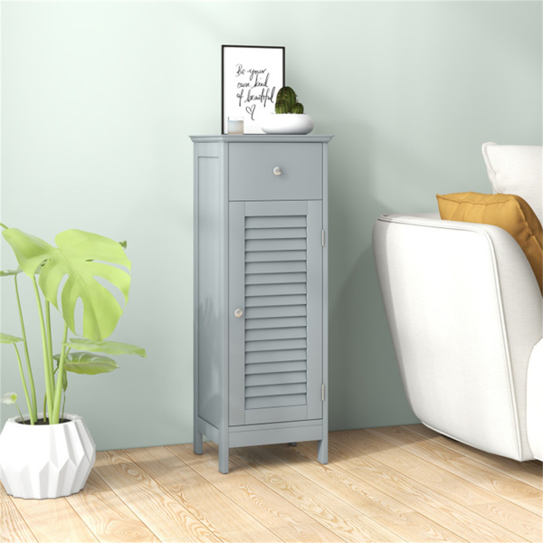 Bathroom storage cabinet gray（AMAZON禁止销售）