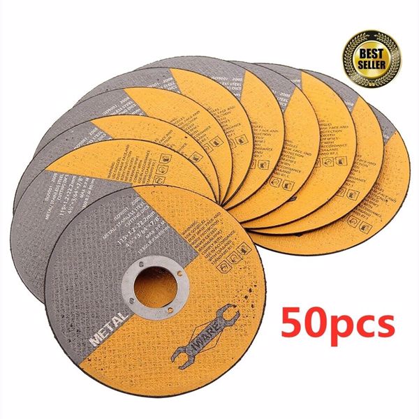 50X 4.5" 115MM METAL CUTTING BLADE DISC STAINLESS STEEL ANGLE GRINDER THIN 1.2MM