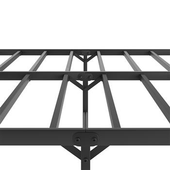 Metal Platform Bed frame with Headboard, Sturdy Metal Frame, No Box Spring Needed(King)