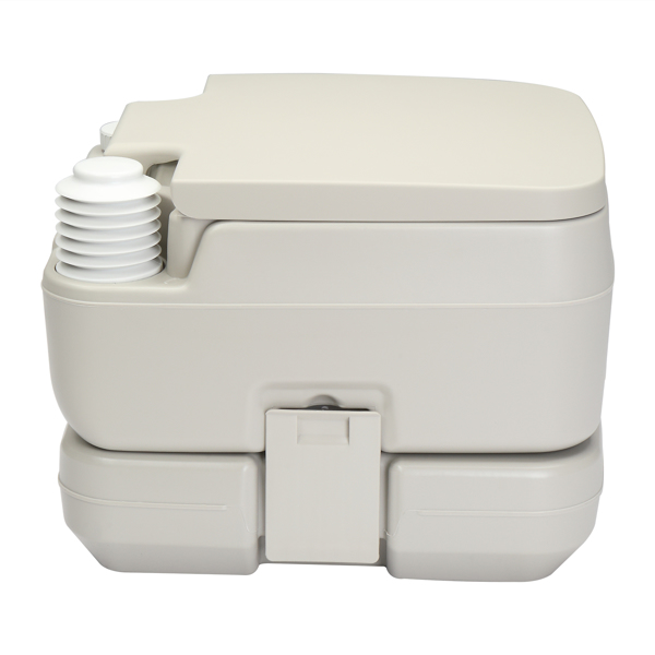 10L Portable Removable Flush Toilet with Double Outlet