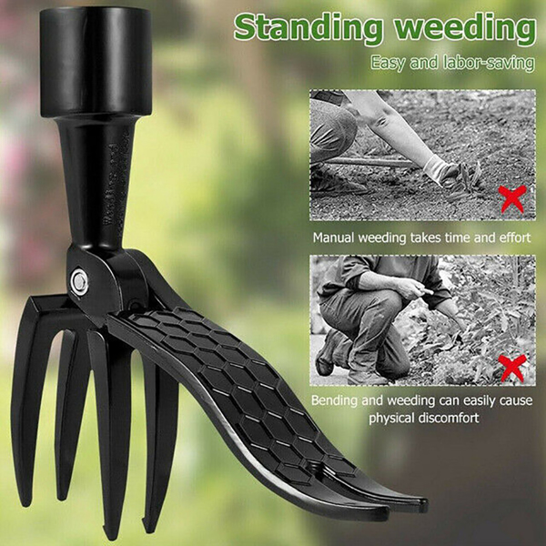 Foot-operated Weeder Outdoor Stand Up Weed Puller Claw Weeder Root  Remover Tool