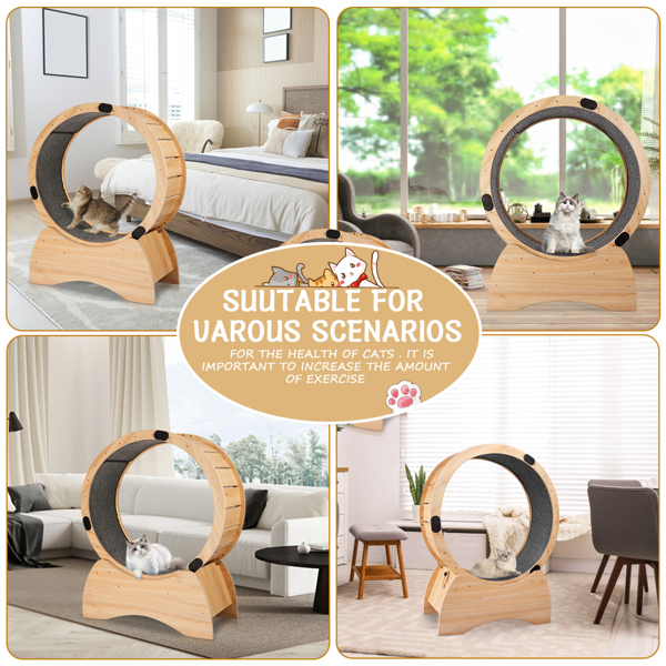 Cat Running Wheel /Cat Scratching Board 