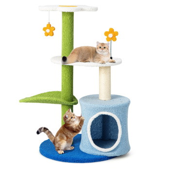  4-Tier Cute Cat Tree   ﻿