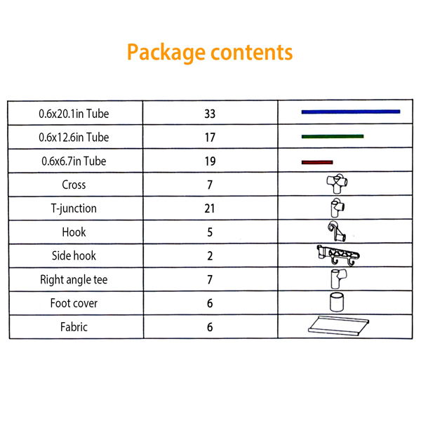 66.1x42.1x14.2in Perfect 4 layers of shelves Closet Organizing rack，weight capacity of the hanging rod and the fabric rack reaches up to 33lbs and 11lbs separately.（no shipments on weekends）