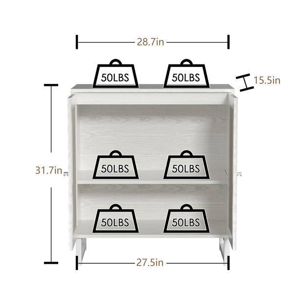 Storage Cabinet with  Doors,  Cabinet Sideboard Buffet Cabinet, Accent Cabinet for Living Room, Hallway, Dining Room, Entryway