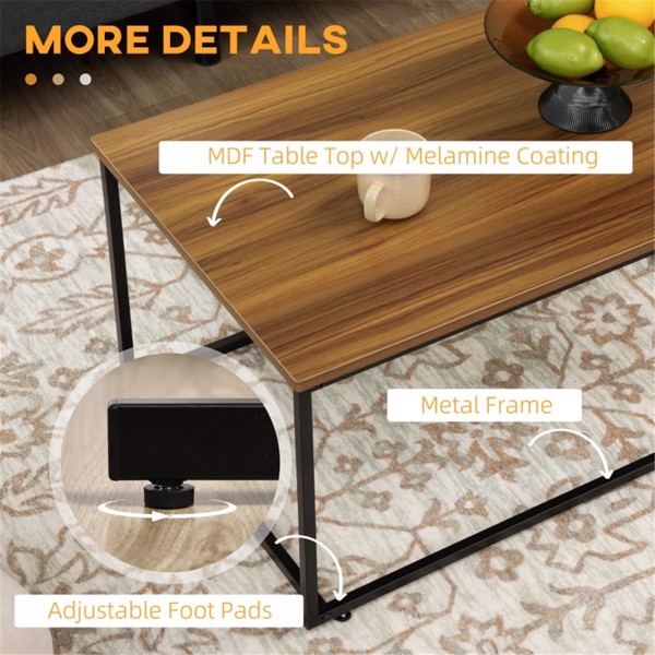 Top Coffee Table-white ( Amazon Shipping)（Prohibited by WalMart）