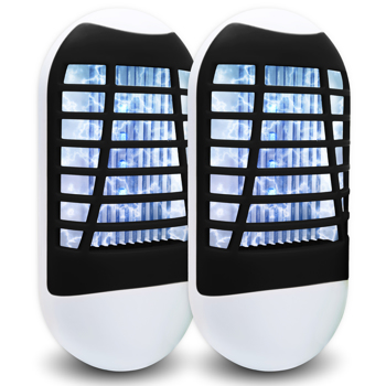 Bug Zapper Indoor, Electronic Fly Zapper Lamp, Non-Toxic, Silent Insect Mosquito Killer, Fly Killers Indoor for Home Use，Shipmentfrom FBA，No shipment on weekends