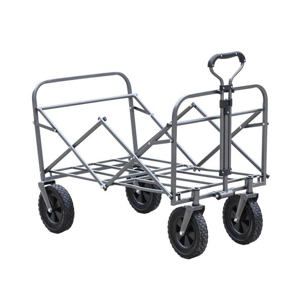 Outdoor Garden Multipurpose Micro Collapsible Beach Trolley Cart Camping Folding Wagon