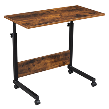 23373712Replace encoding--Rolling & Height adjustable P2 15MM Chipboard & Steel Side Table with Baffle