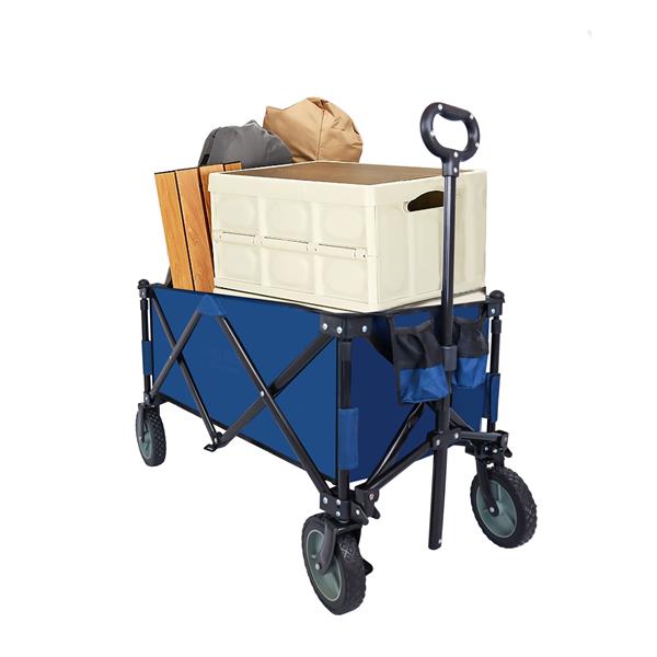 Utility Collapsible Folding Wagon Cart Heavy Duty Foldable, Beach Wagon