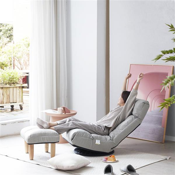 Single sofa reclining chair Japanese chair lazy sofa tatami balcony reclining chair leisure sofa adjustable chair