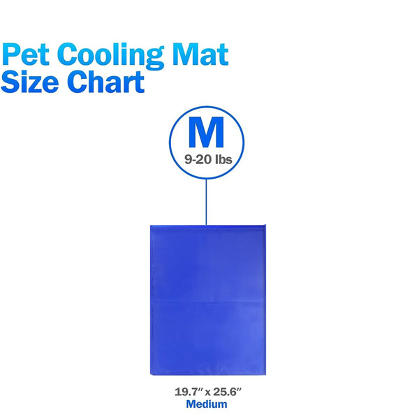 Pet Self Cooling Mat Cool Pad Non-Toxic Cushion Bed Blanket Dog Cat Puppy