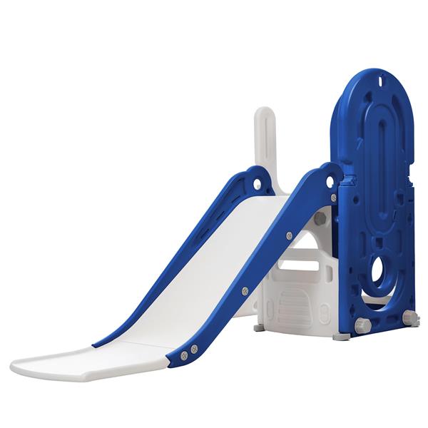 Toddler Climber and Slide Set 4 in 1, Kids Playground Climber  Slide Playset with Basketball Hoop Play Combination for Babies Indoor & Outdoor