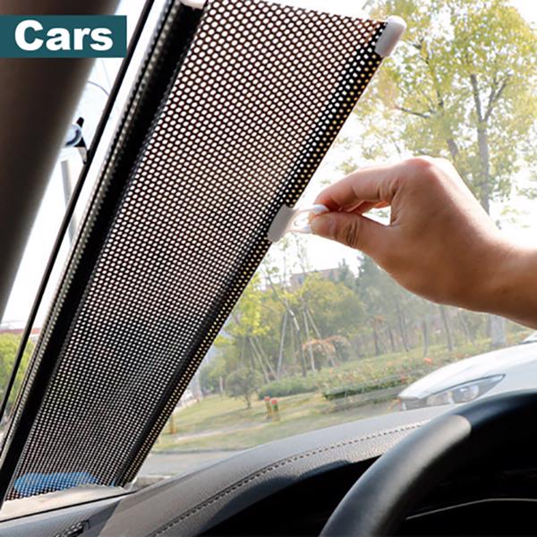 Universal Roller Blinds Suction Cup Sunshade Blackout Curtain Car Window Curtain