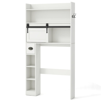 Toilet Storage Cabinet White