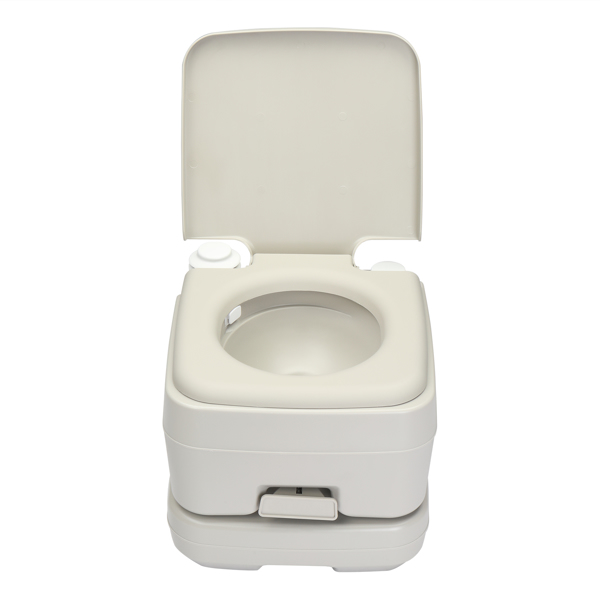 10L Portable Removable Flush Toilet with Double Outlet