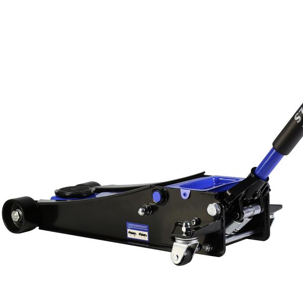 Floor Jack, 4 Ton Low Profile Floor Jack, Heavy-Duty Steel Racing Floor Jack with dual Piston Quick Lift Pump, Floor Jack Lifting Range 4"-21"