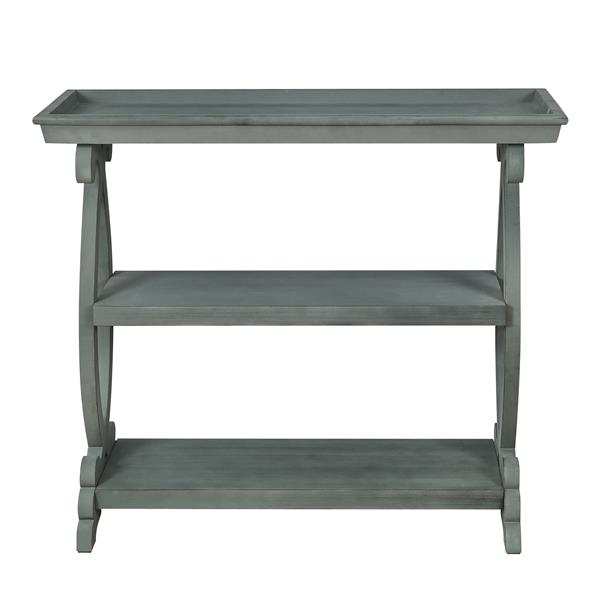 Newport Console Table For Living Room,Kitchen,Entyway(Antique Light Green)