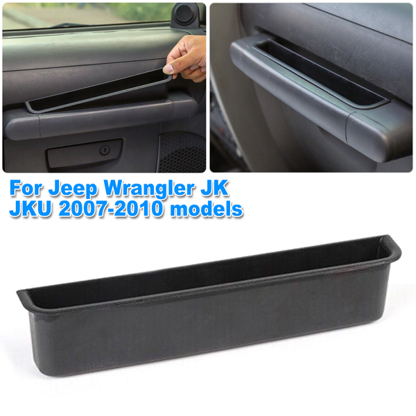 Storage Tray Organizer Box for Jeep Wrangler JK JKU 07-10 Passenger Accessories