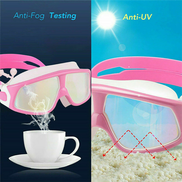 Children's anti-fog swimming goggles pink swimming pool goggles suitable for teenagers and children swimmers hot sale