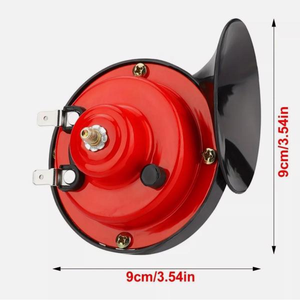 2PC 12V 300DB Super Loud Train Air Horn Waterproof Motorcycle Car Truck SUV Boat