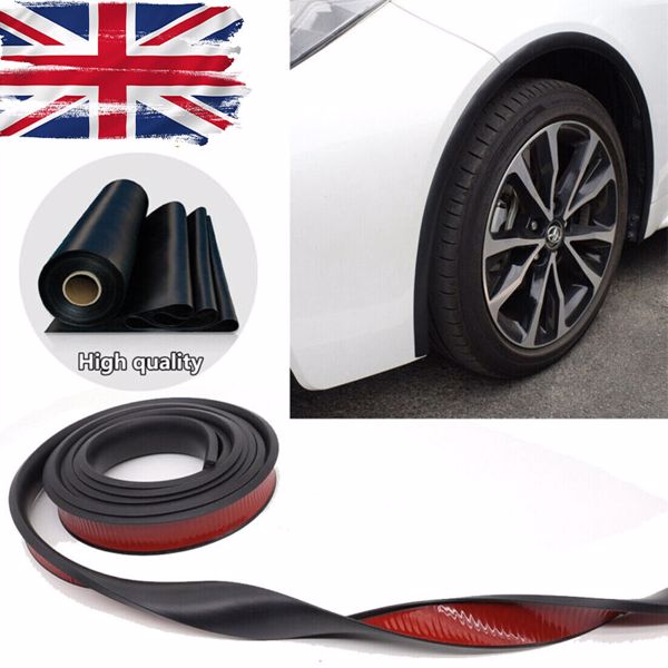 10'' Extra Wide Arches Fender Flares Arch Lip Protector Wheel Eyebrow Trim Strip