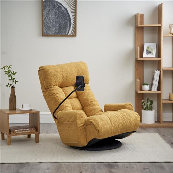 Adjustable head and waist, game chair, lounge chair in the living room, 360 degree rotatable sofa chair,Rotatable seat Leisure Chair deck chair